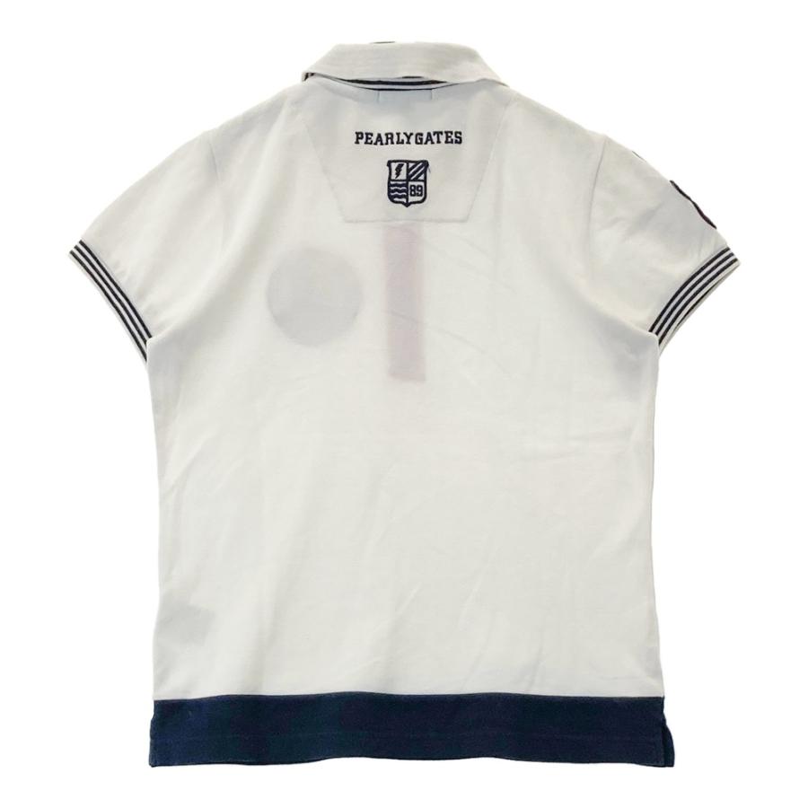 【未使用】パーリーゲイツ　ポロシャツ　白サイズ4（L〜LL） PEARLY GATES パーリーゲイツ 半袖ポロシャツ ホワイト系 0