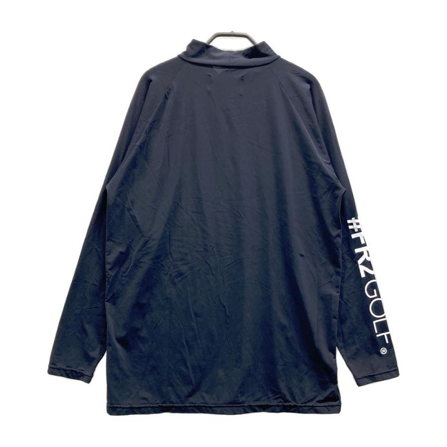 FR2 GOLF エフアールツーゴルフ ハイネック 長袖Tシャツ ブラック系 XL