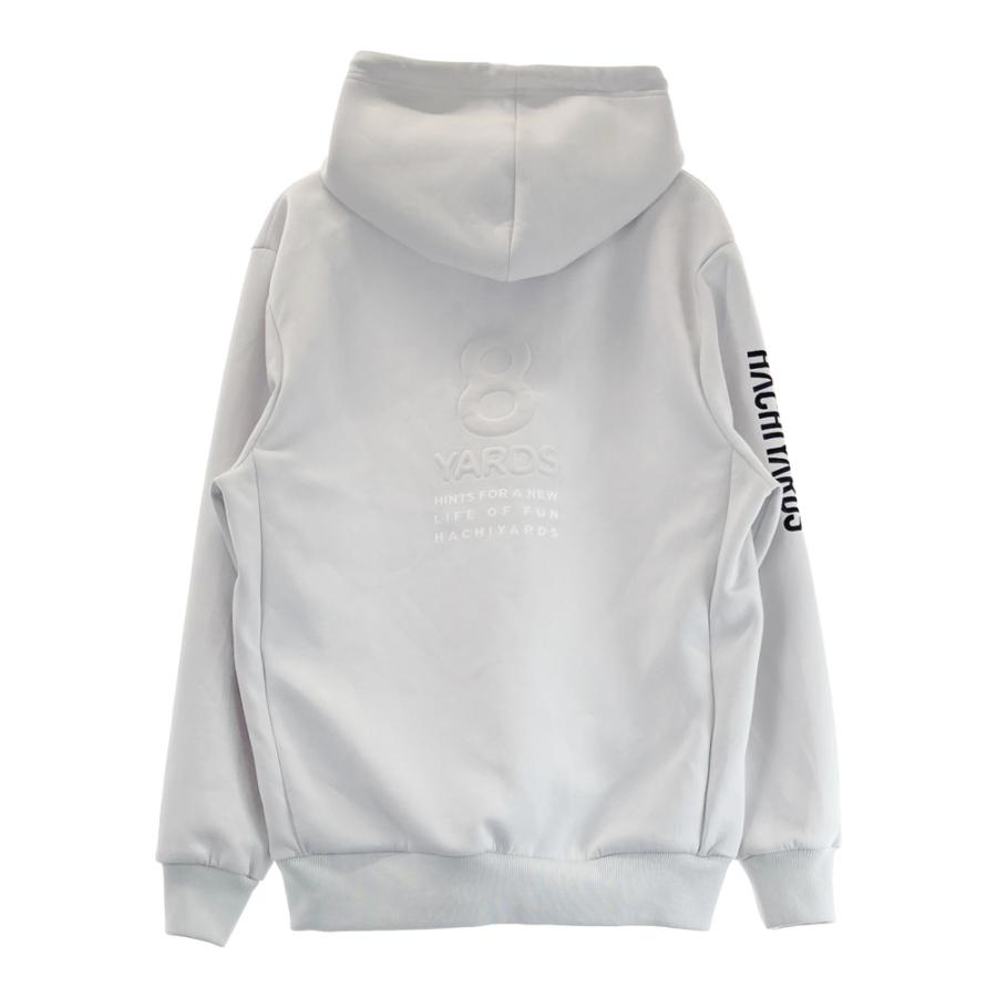 美品　8yardsゴルフスウェット メンズL 8YARDS ハチヤーズ 2024年 スウェット ホワイト系 M ゴルフ