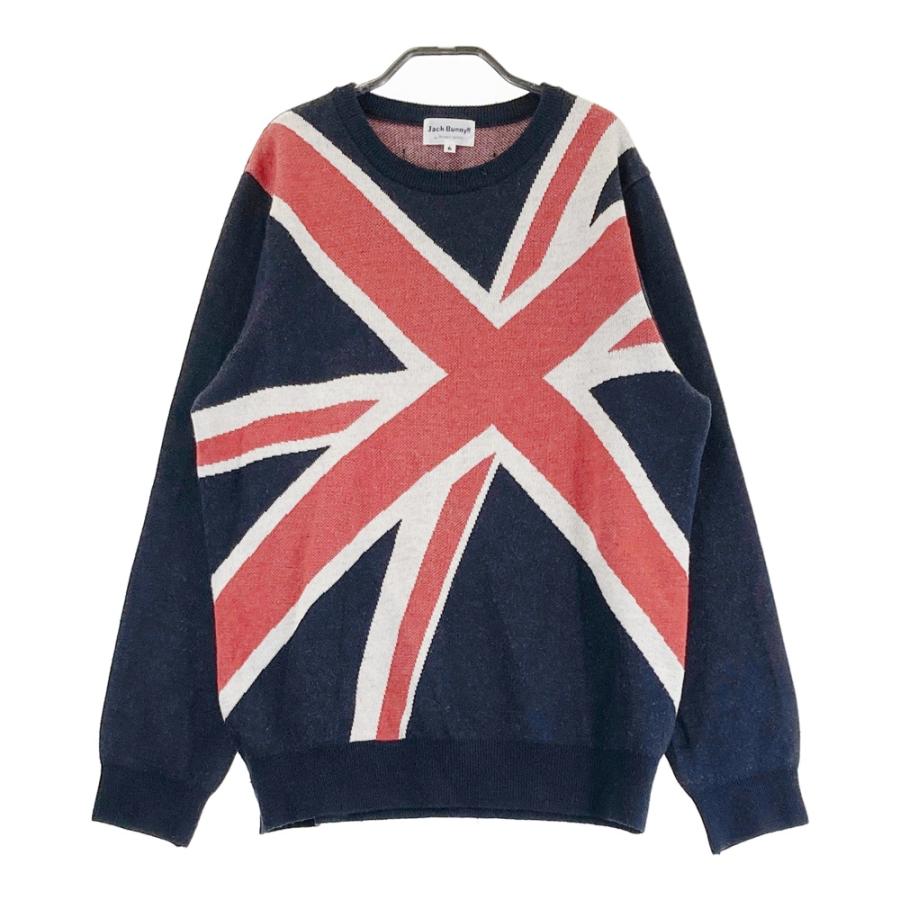 JACK BUNNY ジャックバニー ニットセーター ユニオンジャック ネイビー