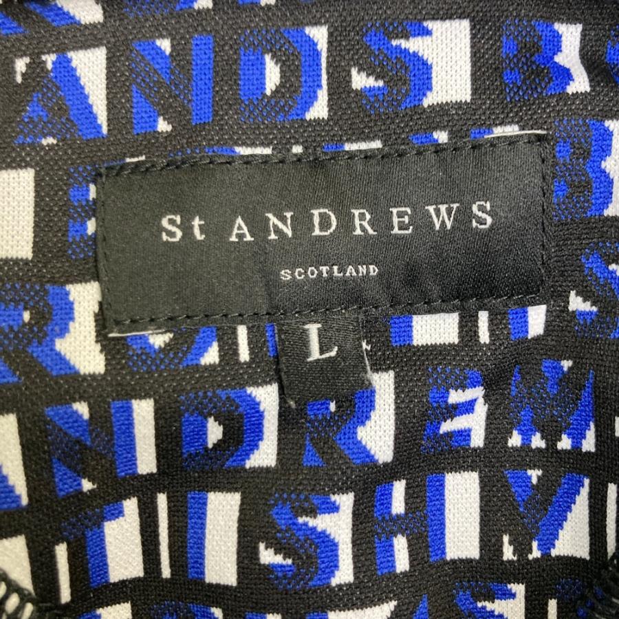 St ANDREWS セントアンドリュース 2023年モデル 半袖ポロシャツ ブルー