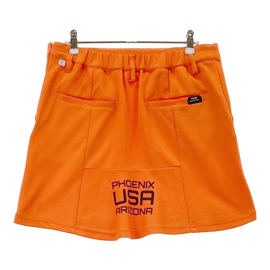PING ピン 2024年モデル スカート  オレンジ系 L ゴルフウェア レディース |  | 01