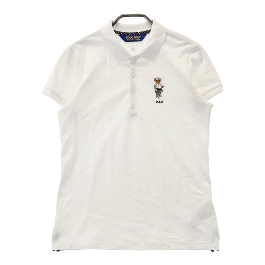 【未使用タグ付き】ポロゴルフラルフローレン　半袖ポロシャツ　ホワイト　M 白 POLOGOLF ラルフローレン ポロゴルフ 半袖ポロシャツ ホワイト系