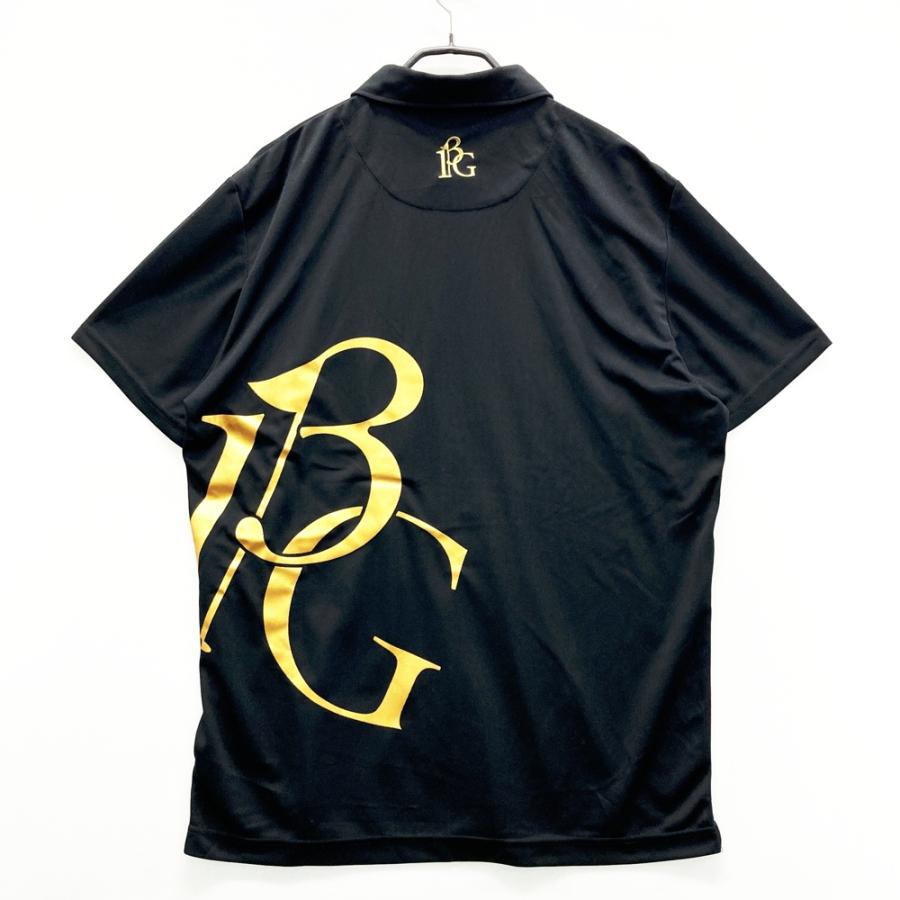 1PIU1UGUALE3 GOLF 半袖ポロシャツ ブラック系 6 ゴルフウェア メンズ