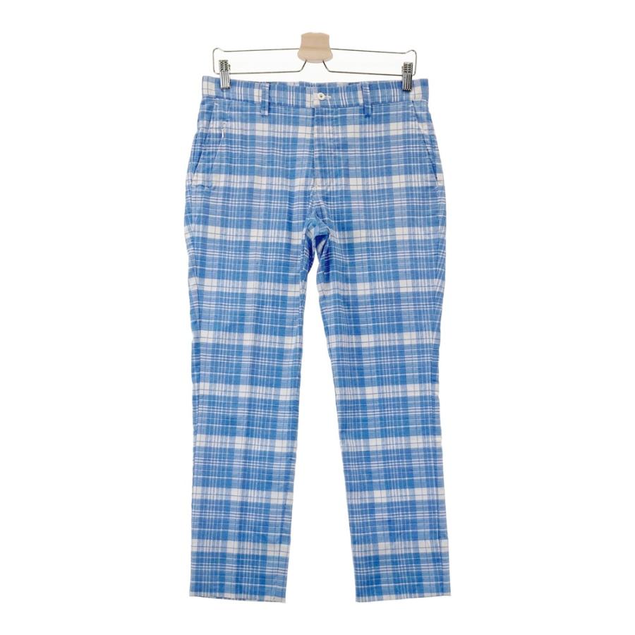 ゴルフパンツ BEAMS GOLF 44 チェック 秋冬 スラックス ストレッチ