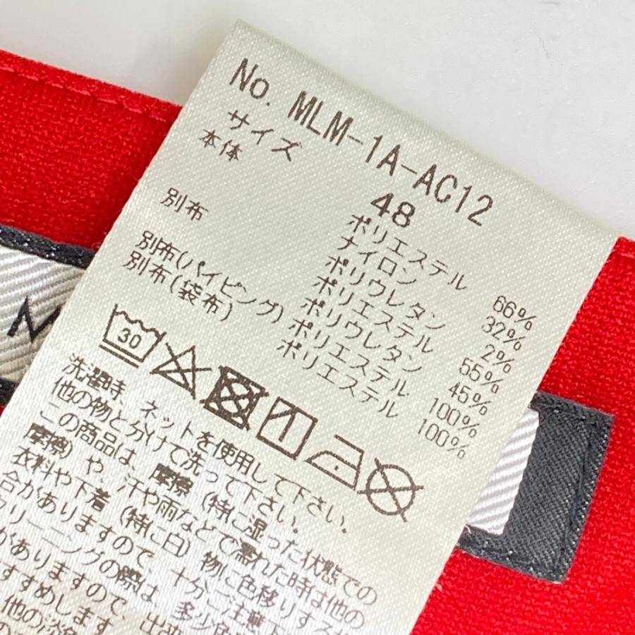 MARK&LONA マークアンドロナ ハーフパンツ サイズ48 コード MARK&LONA マークアンドロナ ハーフパンツ ロゴ総柄 レッド系 48