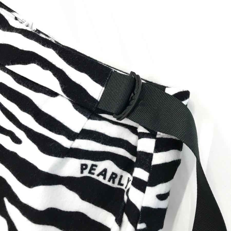 サイズ：1 PEARLY GATES パーリーゲイツ 055-1234034 プリーツ切替 ミドルスカート ロゴ ゼブラ柄 ホワイト系 [240101528499] ゴルフウェア レディース ストスト PEARLY GATES（パーリーゲイツ） 【新品】PEARLY GATES 055-1234034