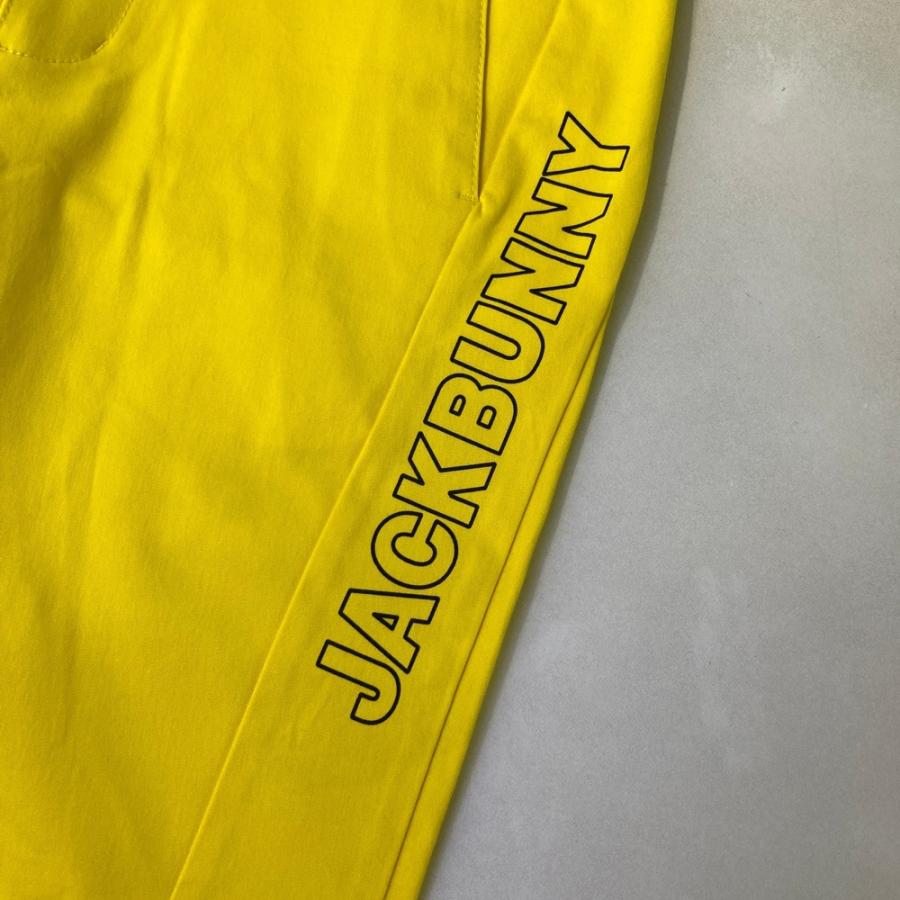JACKBUNNY レディースパンツ サイズ2 ライトイエロー 新品】JACK BUNNY ジャックバニー ストレッチパンツ イエロー系 2