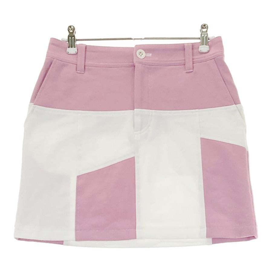 JUN&ROPE ピンク ゴルフスカート　新品 JUN&ROPE' ジュンアンドロペ スカート ピンク×白 切替