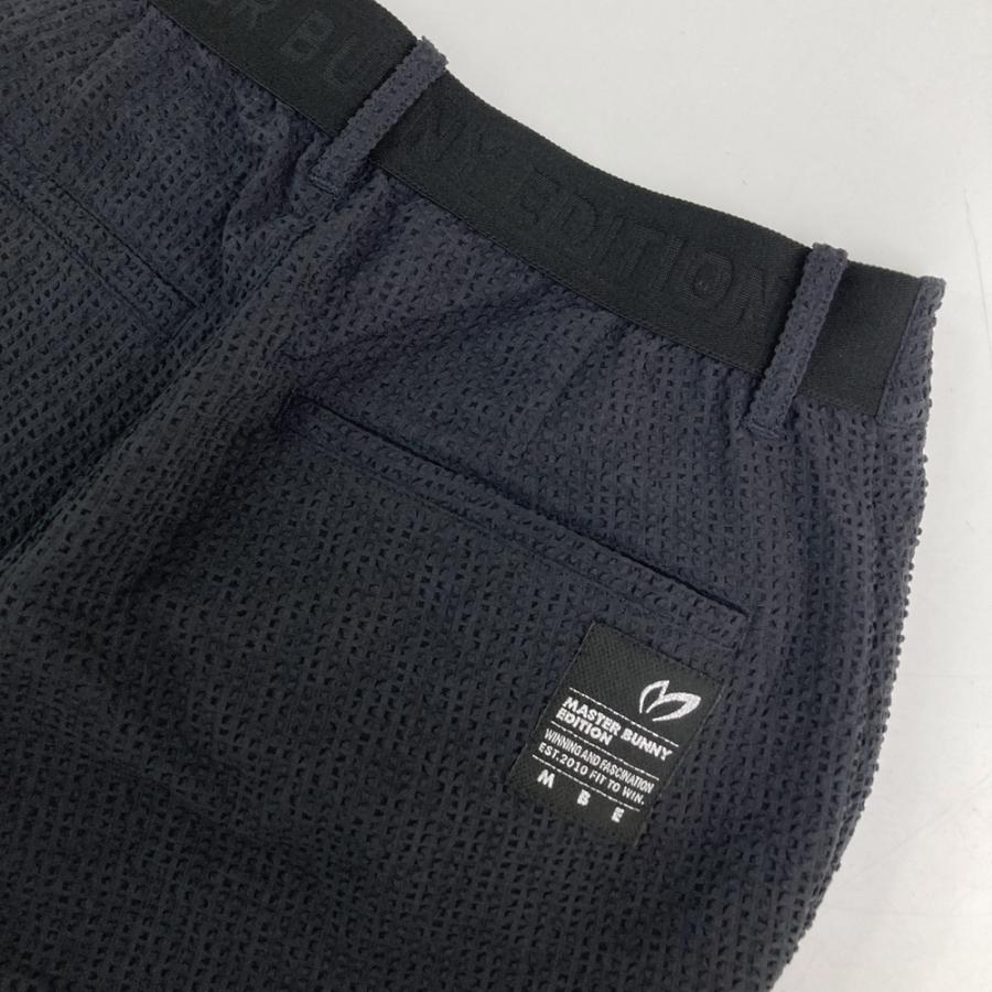MASTER BUNNY EDITION マスターバニーエディション  シアサッカー パンツ  ブラック系 00 ゴルフウェア レディースの画像