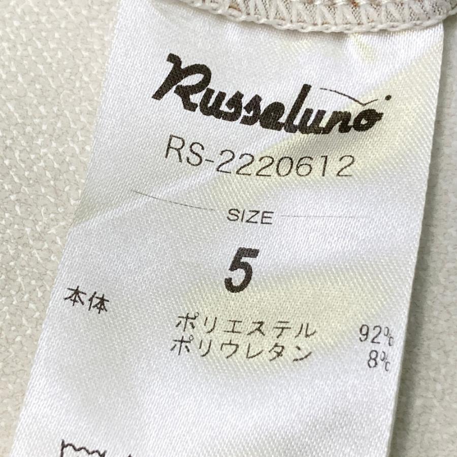 RUSSELUNO ラッセルノ ハイネック半袖Tシャツ ルチャ ホワイト系 5