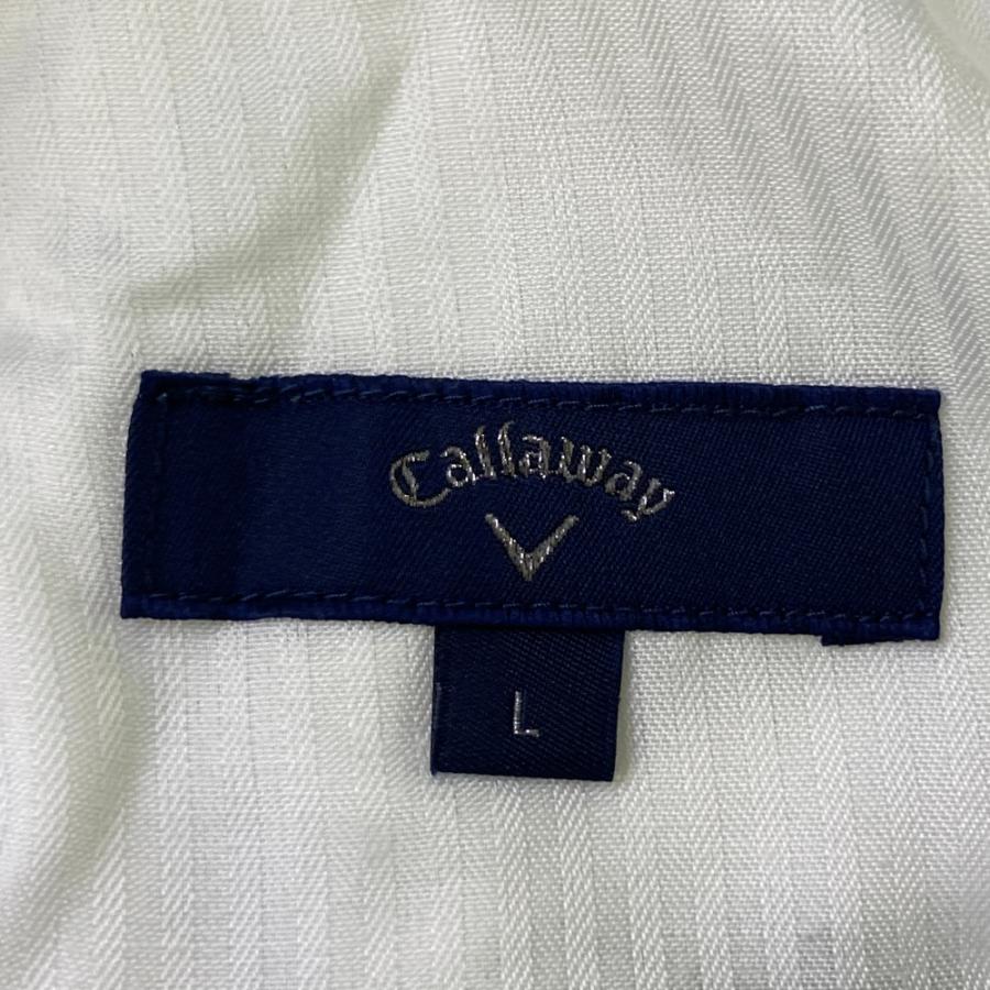 CALLAWAY キャロウェイ ストレッチパンツ 総柄 ホワイト系 L