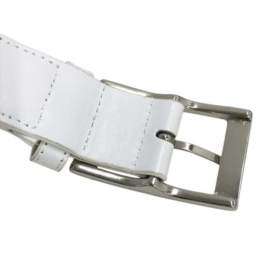 【未使用品】PEARLY GATES GOLF ベルト ホワイト 総文字柄 PEARLY GATES ゴルフ ベルト ホワイト PEARLY GATES パーリー