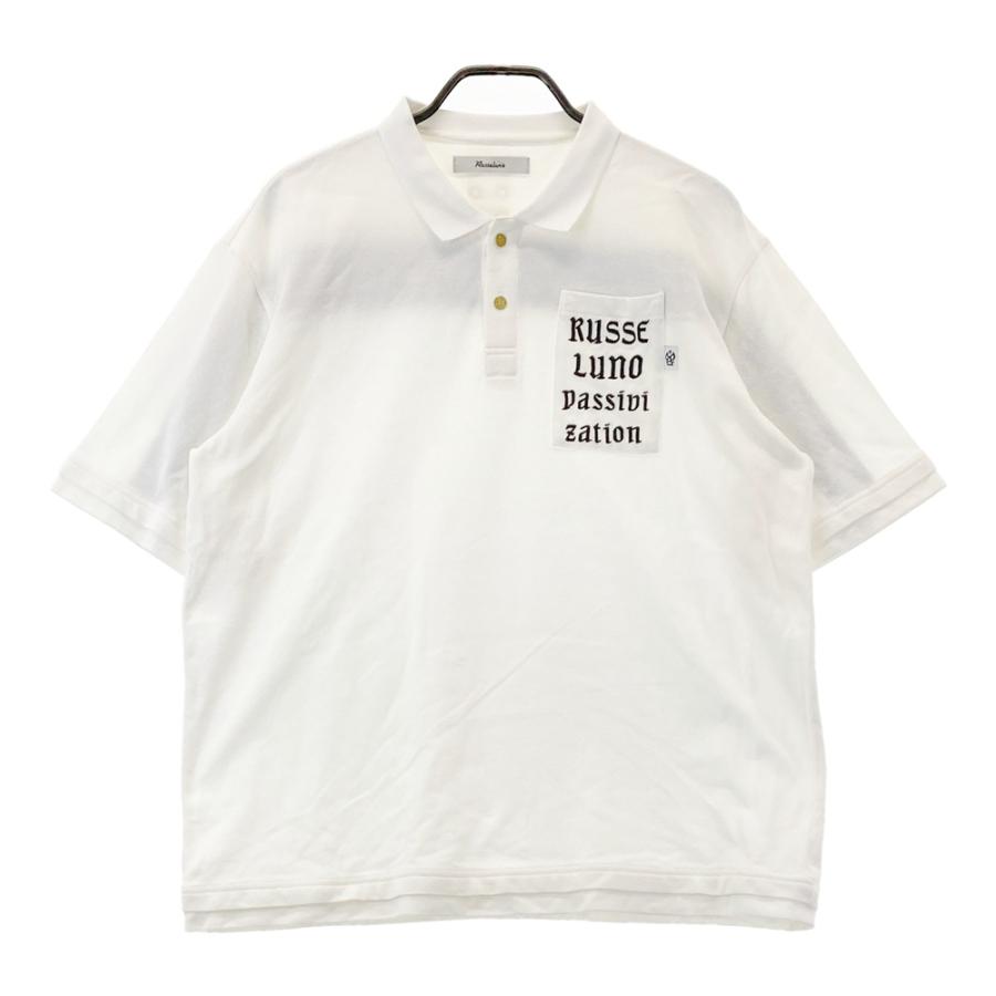 RUSSELUNO ゴルフウェア　ポロシャツ RUSSELUNO ラッセルノ 半袖ポロシャツ ホワイト系 6 ゴルフ