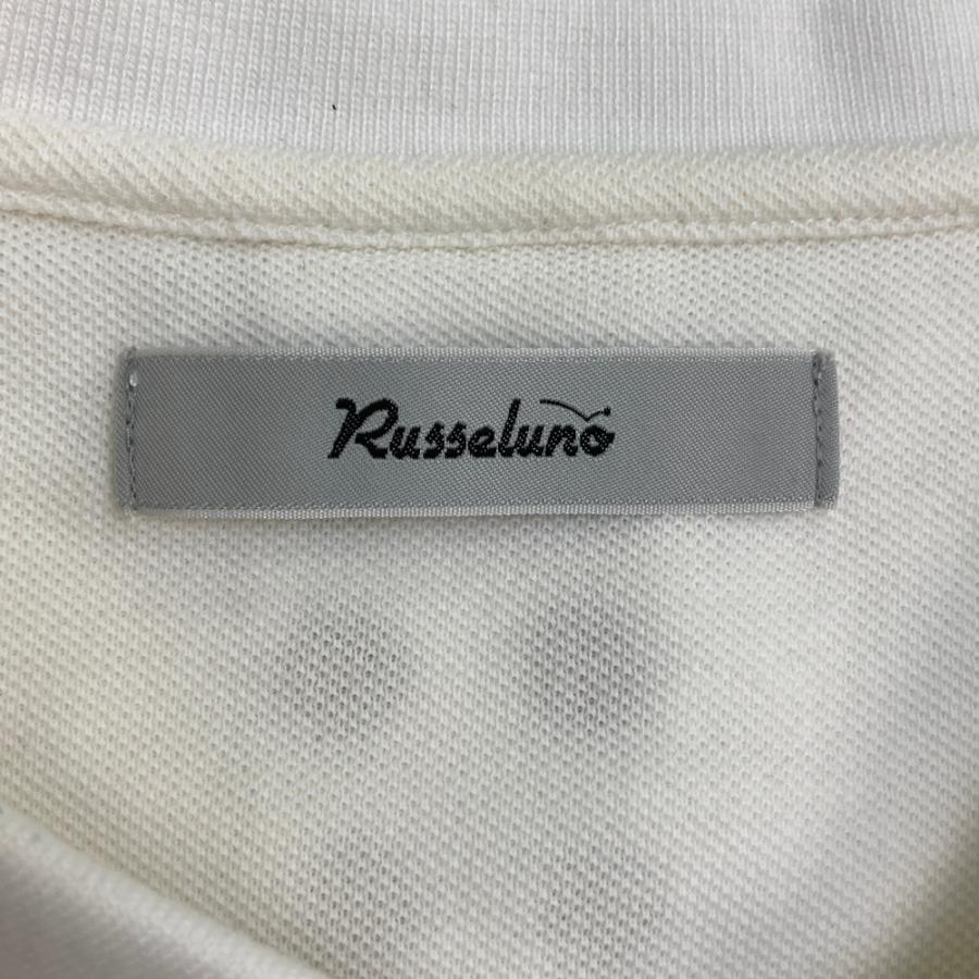 ラッセルノ ホワイト ポロシャツ RUSSELUNO ラッセルノ 半袖ポロシャツ ホワイト系 6 ゴルフ