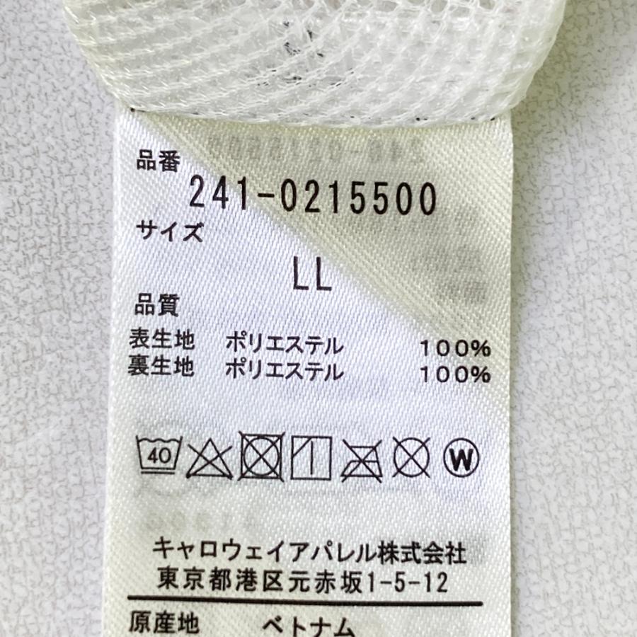 Callaway/キャロウェイ 防風ジップジャケット【LL】新品！ CALLAWAY キャロウェイ ジップジャケット ホワイト系 LL ゴルフウェア