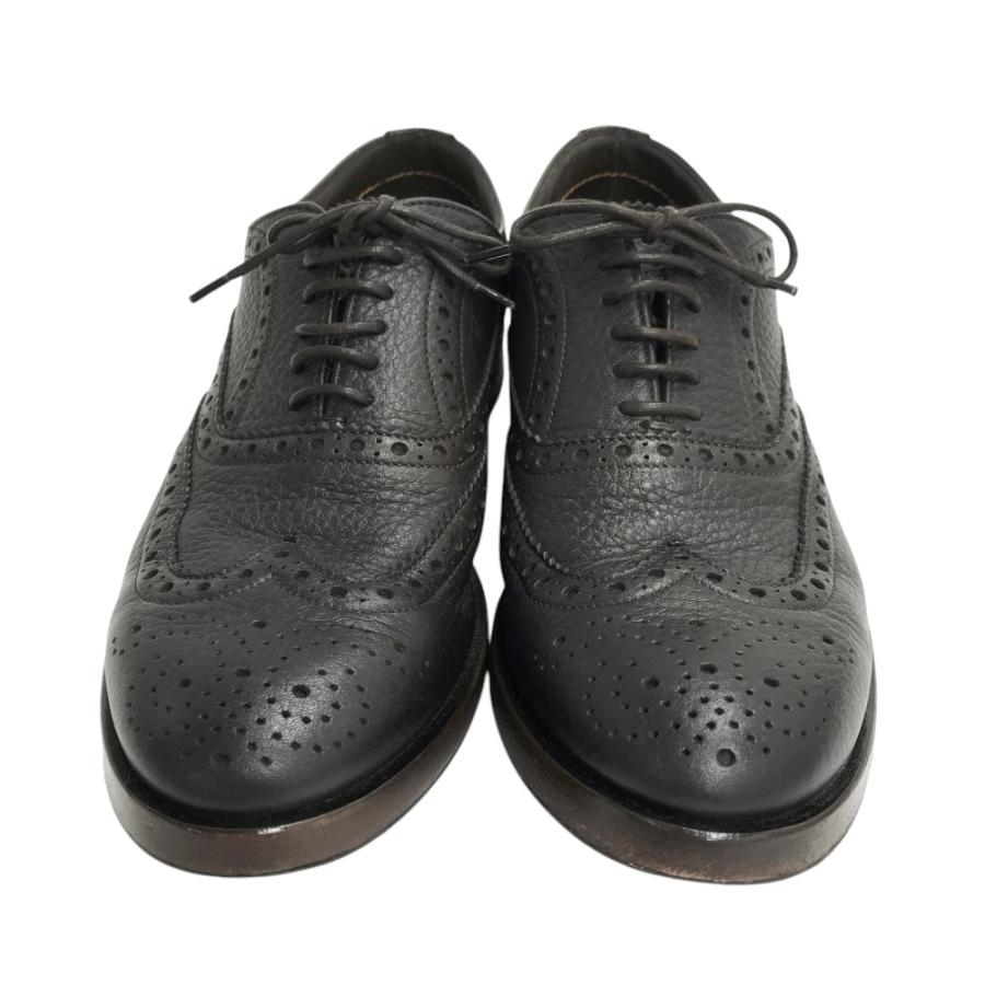 SANTONI サントーニ 16164 レザーシューズ ウイングチップ ブラウン系