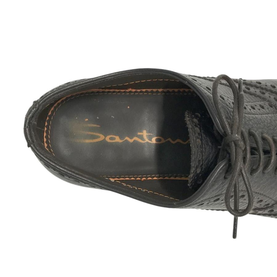 SANTONI サントーニ 16164 レザーシューズ ウイングチップ ブラウン系