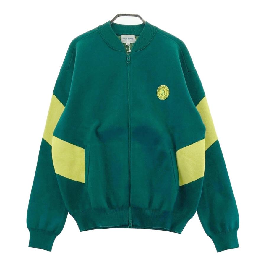JACK BUNNY ジャックバニー ニット ジップ ジャケット ロゴ 4 新品】JACK BUNNY ジャックバニー ニット ジップジャケット
