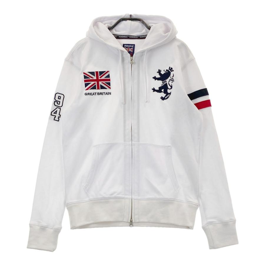 未使用　アドミラル　Ｌ ADMIRAL アドミラル 2023年モデル 裏地付 ニット ジップパーカー