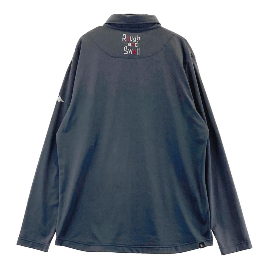 ROUGH&SWELL ラフアンドスウェル 長袖ポロシャツ ボタンダウン Ｍ ROUGH&SWELL ラフアンドスウェル 長袖ポロシャツ ボタンダウン