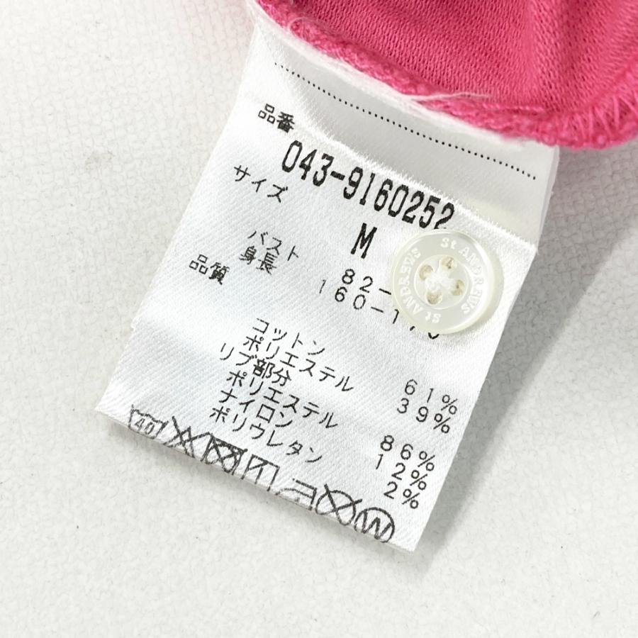 ST ANDREWS セントアンドリュース 半袖ポロシャツ ピンク系 M ゴルフ