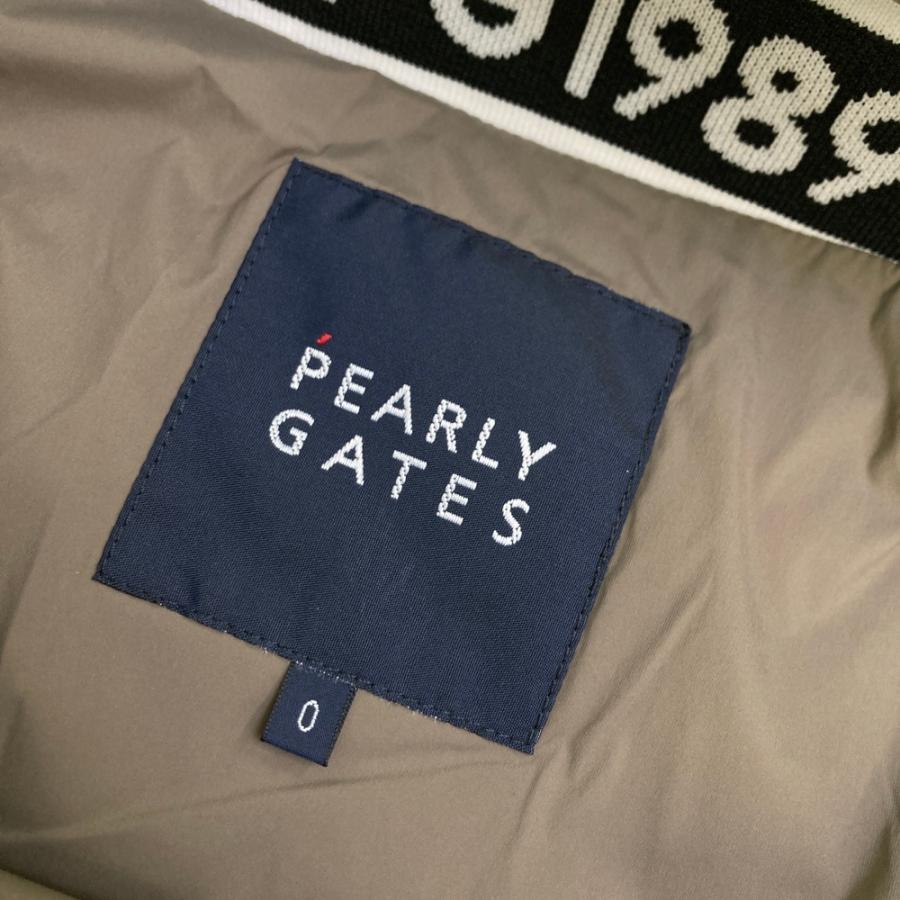 PEARLY GATES パーリーゲイツ ダウンジャケット ブラウン系 0 ゴルフ
