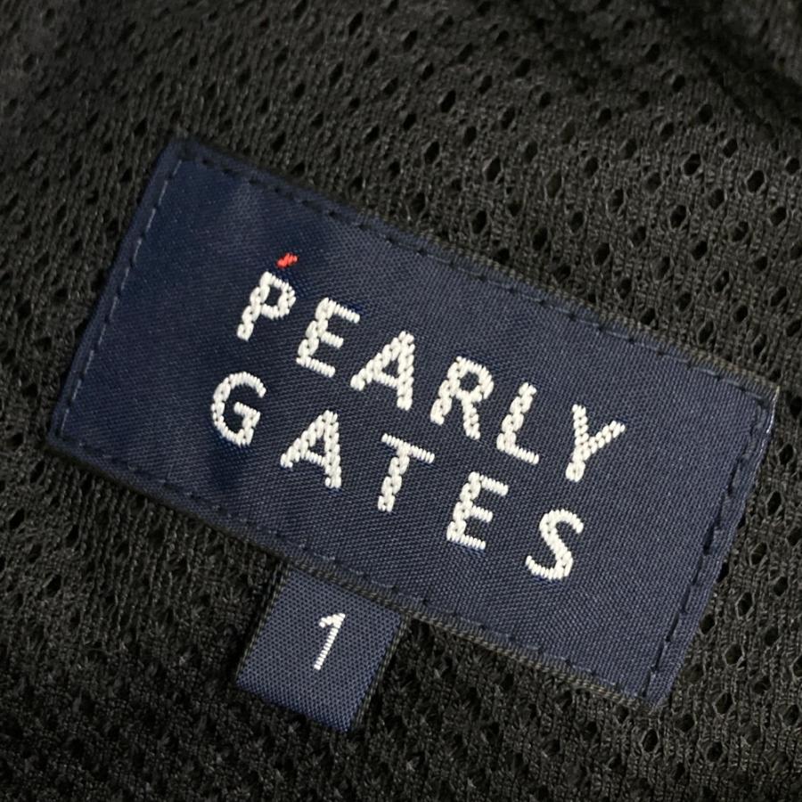 PEARLY GATES パーリーゲイツ  裏メッシュ ナイロン ストレッチスカート カモフラ調 総柄 カーキ系 1 ゴルフウェア レディースの画像