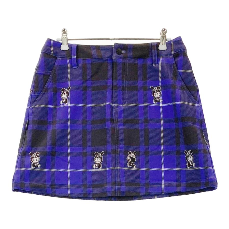 JACK BUNNY ジャックバニー ×ドラえもん インナー付 スカート チェック