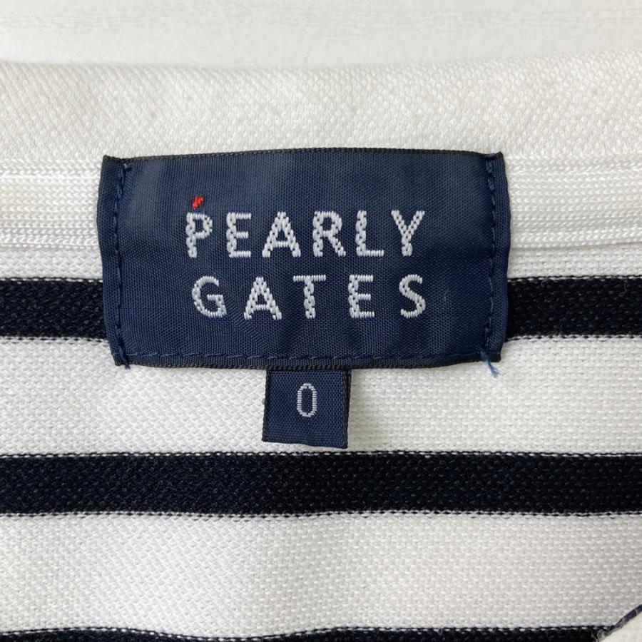 PEARLY GATES パーリーゲイツ 半袖ポロシャツ セーラー ホワイト系 0 