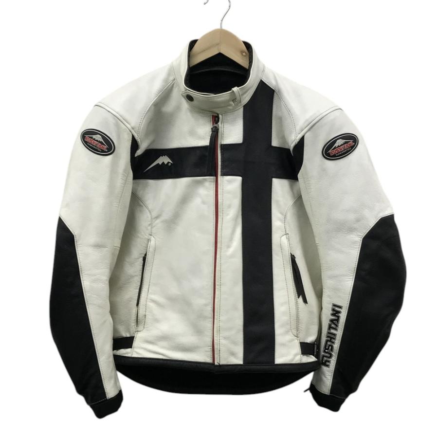 バイクウェア・装備 ksugi KUSHITANI クシタニ K-0647 レザー クロノスジャケット ホワイト
