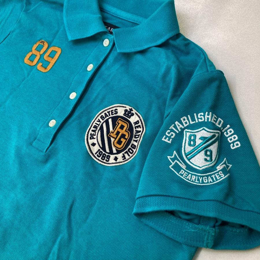PEARLY GATES パーリーゲイツ 半袖ポロシャツ ブルー系 1 ゴルフ