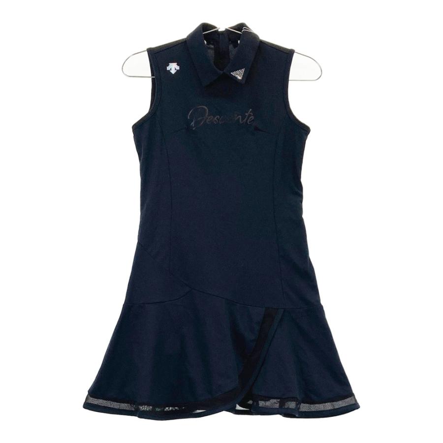 デサント【LUXE】ノスリーブワンピース SWAROVSKI スワロフスキー L