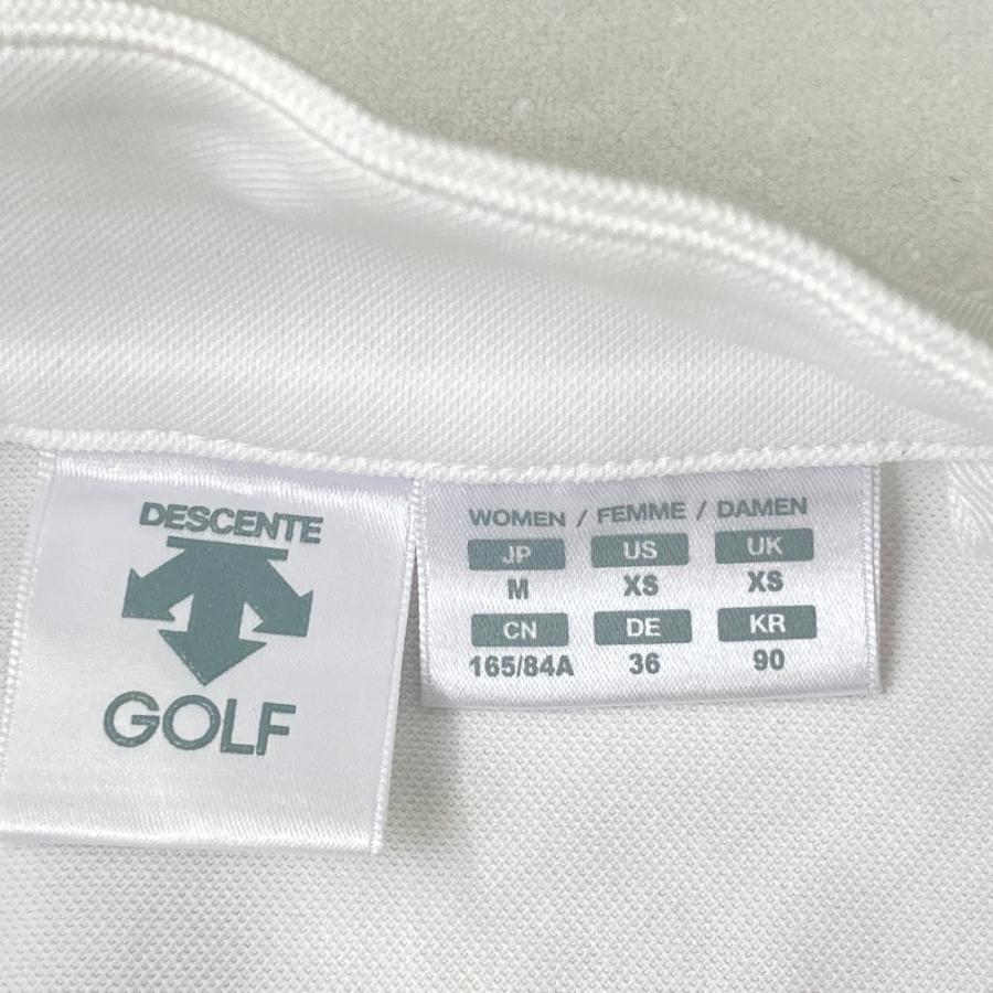 DESCENTE GOLF デサントゴルフ ノースリーブワンピース ホワイト