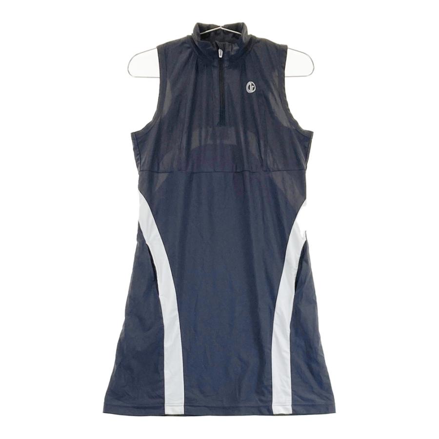 CPG GOLF シーピージーゴルフ ハーフジップ ノースリーブワンピース