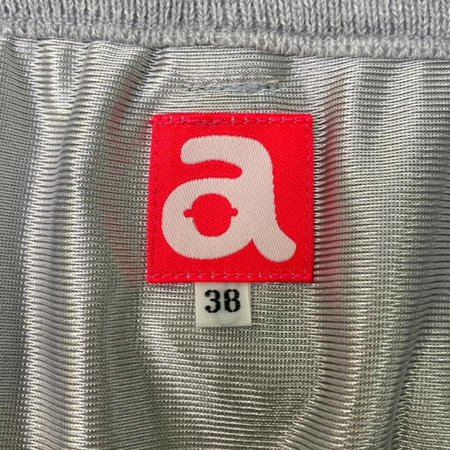 archivio（アルチビオ） 裏地付 ウール混 ニットスカート グレー系 38