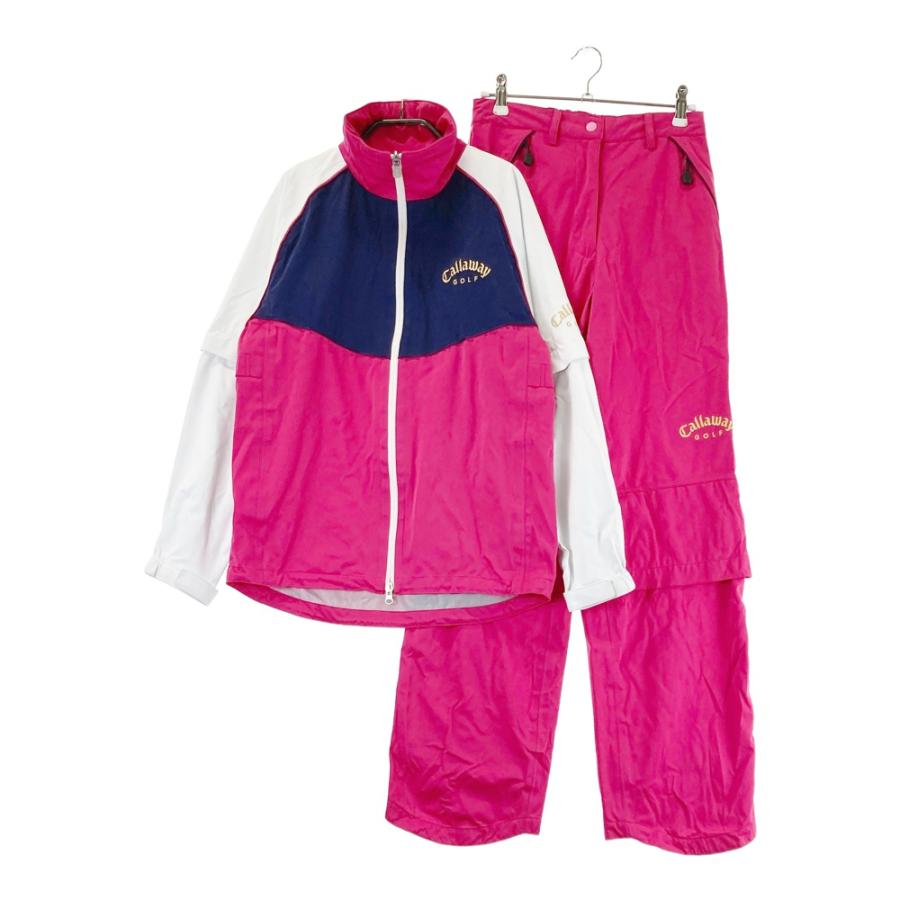 2way レインウェア レディース キャロウェイ セットアップ セットアップレイン カッパ レインコート Callaway（キャロウェイ） S レディースウェア
