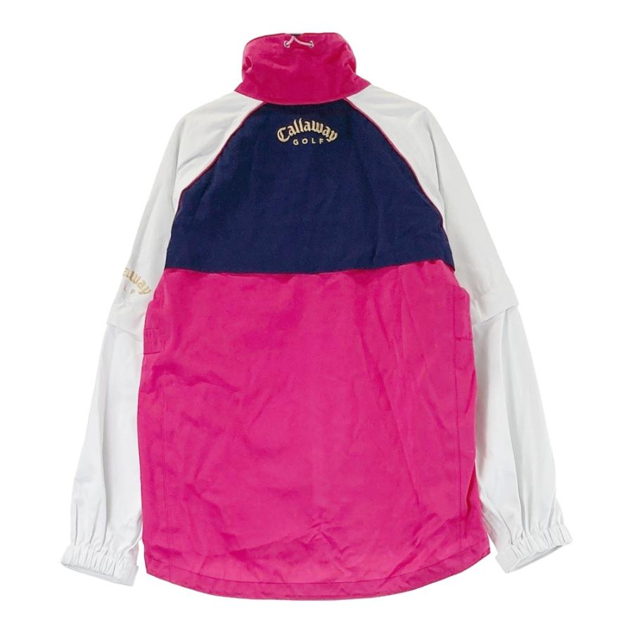 CALLAWAY キャロウェイ 2WAY レインウェア セットアップ ピンク系 S 