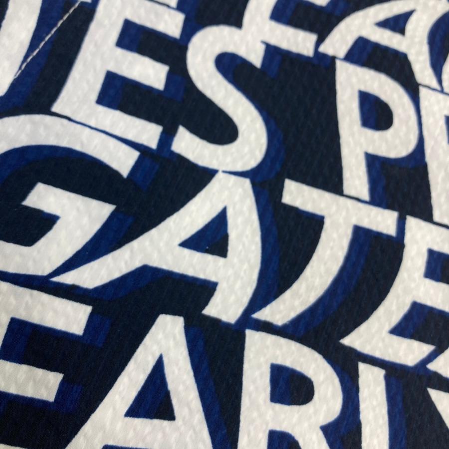 PEARLY GATES パーリーゲイツ ハーフパンツ シアサッカー ロゴ 総柄