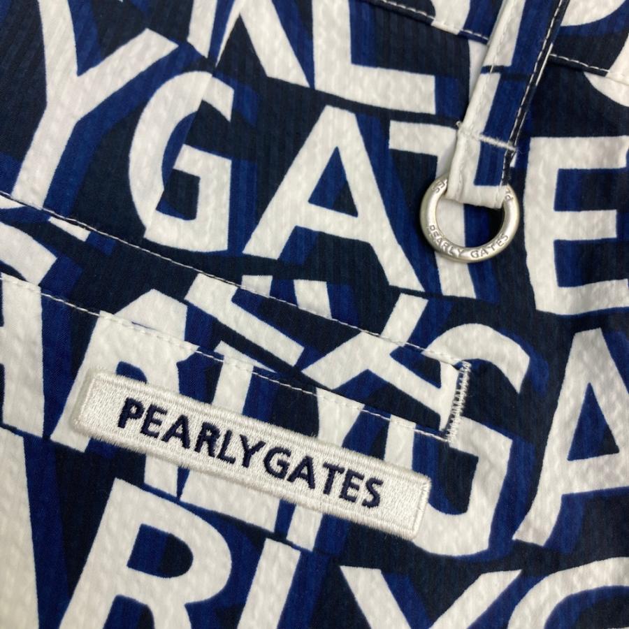 PEARLY GATES パーリーゲイツ ハーフパンツ シアサッカー ロゴ