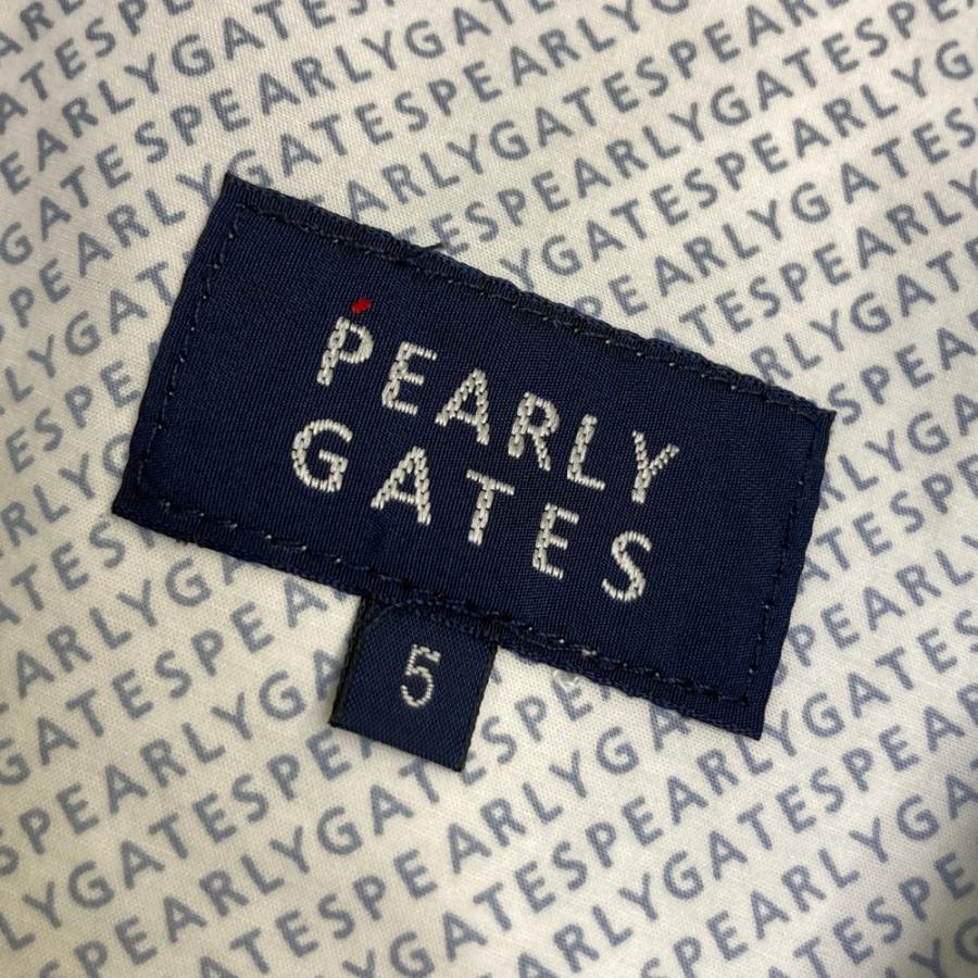 PEARLY GATES パーリーゲイツ ハーフパンツ シアサッカー ロゴ