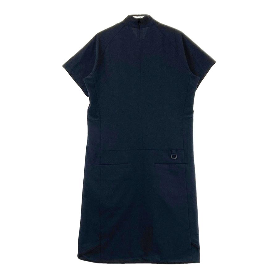 MUNSING WEAR マンシングウェア ハイネック 半袖ワンピース ブラック系