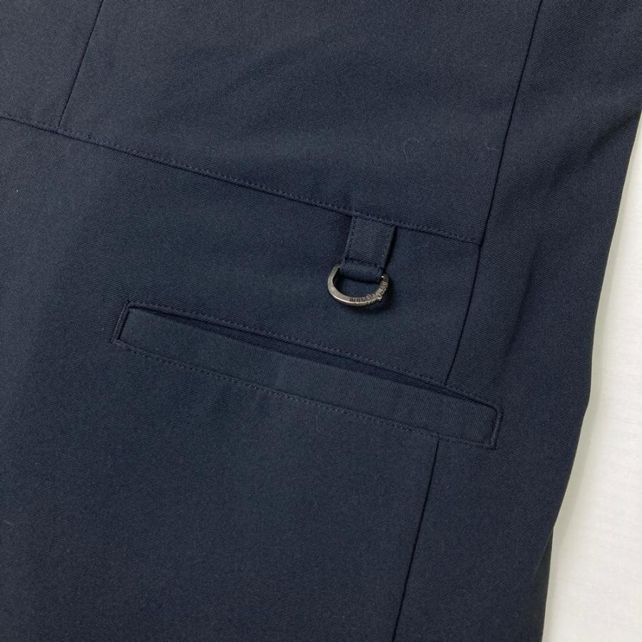 MUNSING WEAR マンシングウェア ハイネック 半袖ワンピース ブラック系