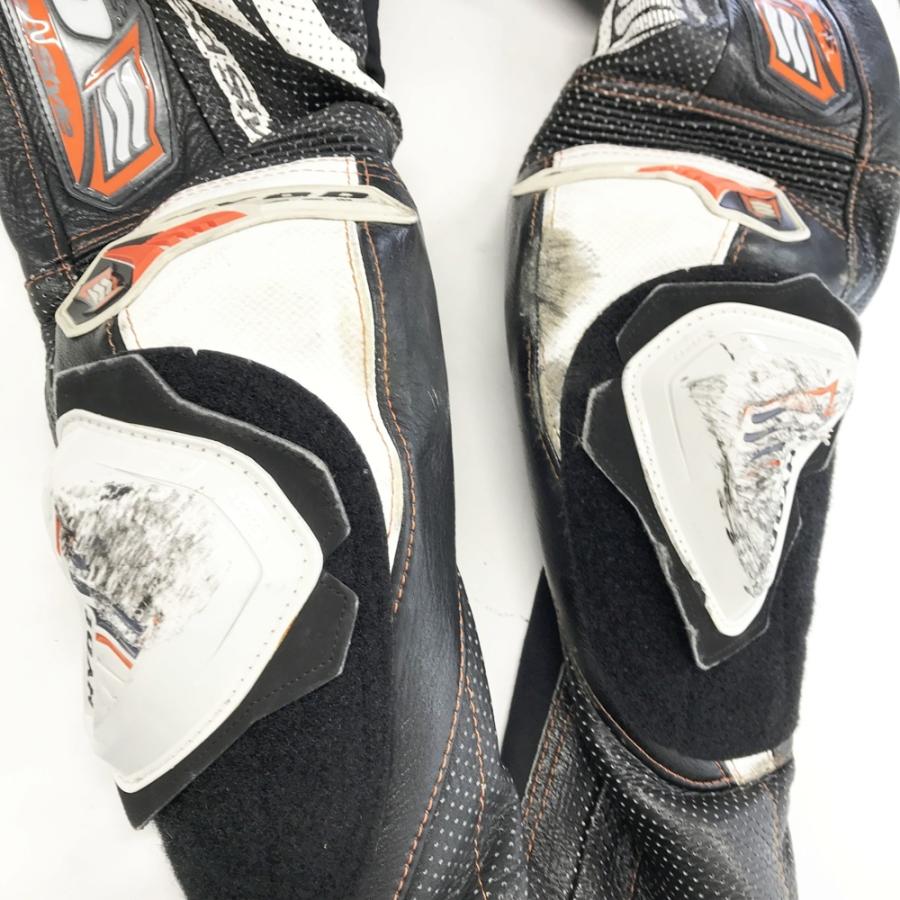 HYOD ヒョウドウ D3044.5 パンチングレザー レーシングスーツ  ブラック系 M バイクウェア メンズの画像
