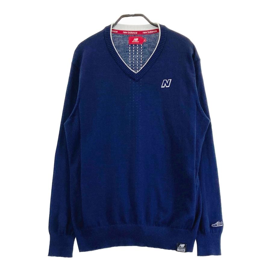 New balance ニューバランスゴルフ　GOLF セーター　メンズ NEW BALANCE GOLF ニューバランス Vネック ニットセーター