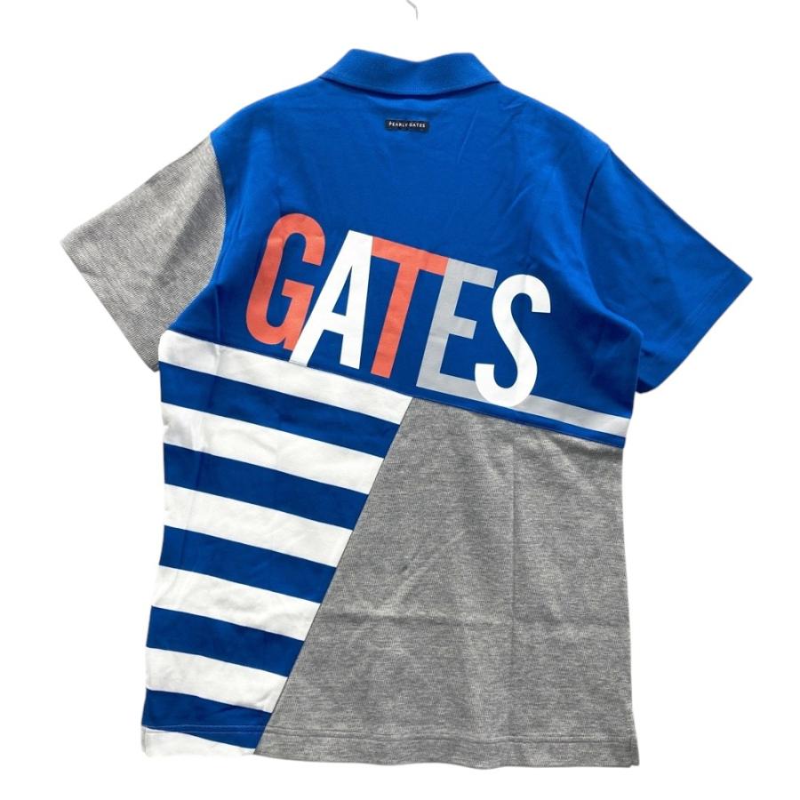 PEARLY GATES パーリーゲイツ 053-2160409 半袖ポロシャツ ブルー系 4