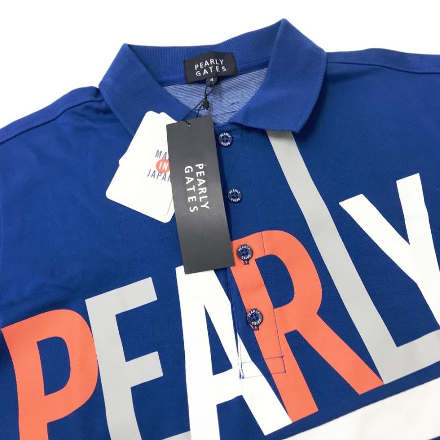 PEARLY GATES パーリーゲイツ 053-2160409 半袖ポロシャツ ブルー系 4
