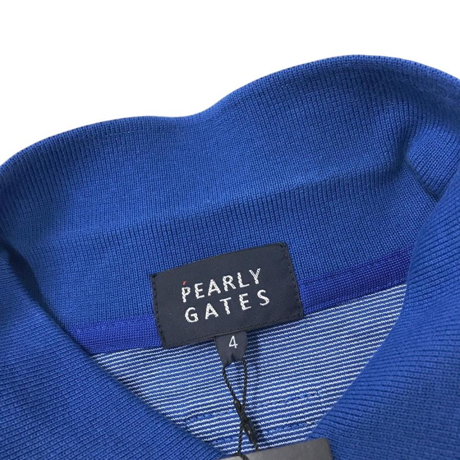PEARLY GATES パーリーゲイツ 053-2160409 半袖ポロシャツ ブルー系 4