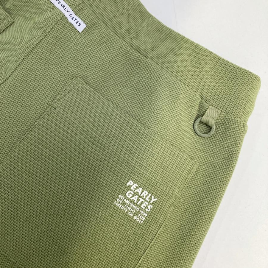 PEARLY GATES パーリーゲイツ　ゴルフウェア　ショートパンツ サイズ5 新品】PEARLY GATES パーリーゲイツ 053-3132515 ハーフパンツ カーキ