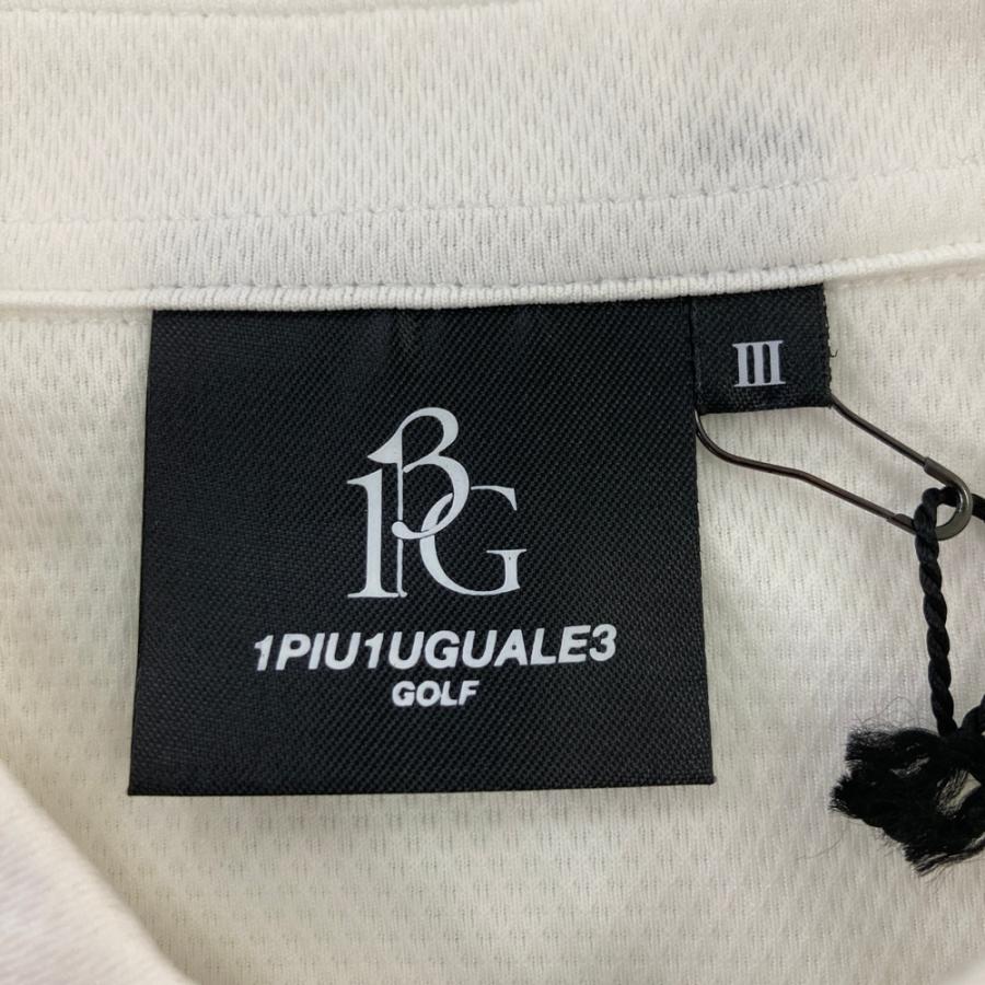 【新品】1PIU1UGUALE3 GOLF GDT002 半袖ポロシャツ デル ピエロ  レッド系 3 ゴルフウェア メンズの画像